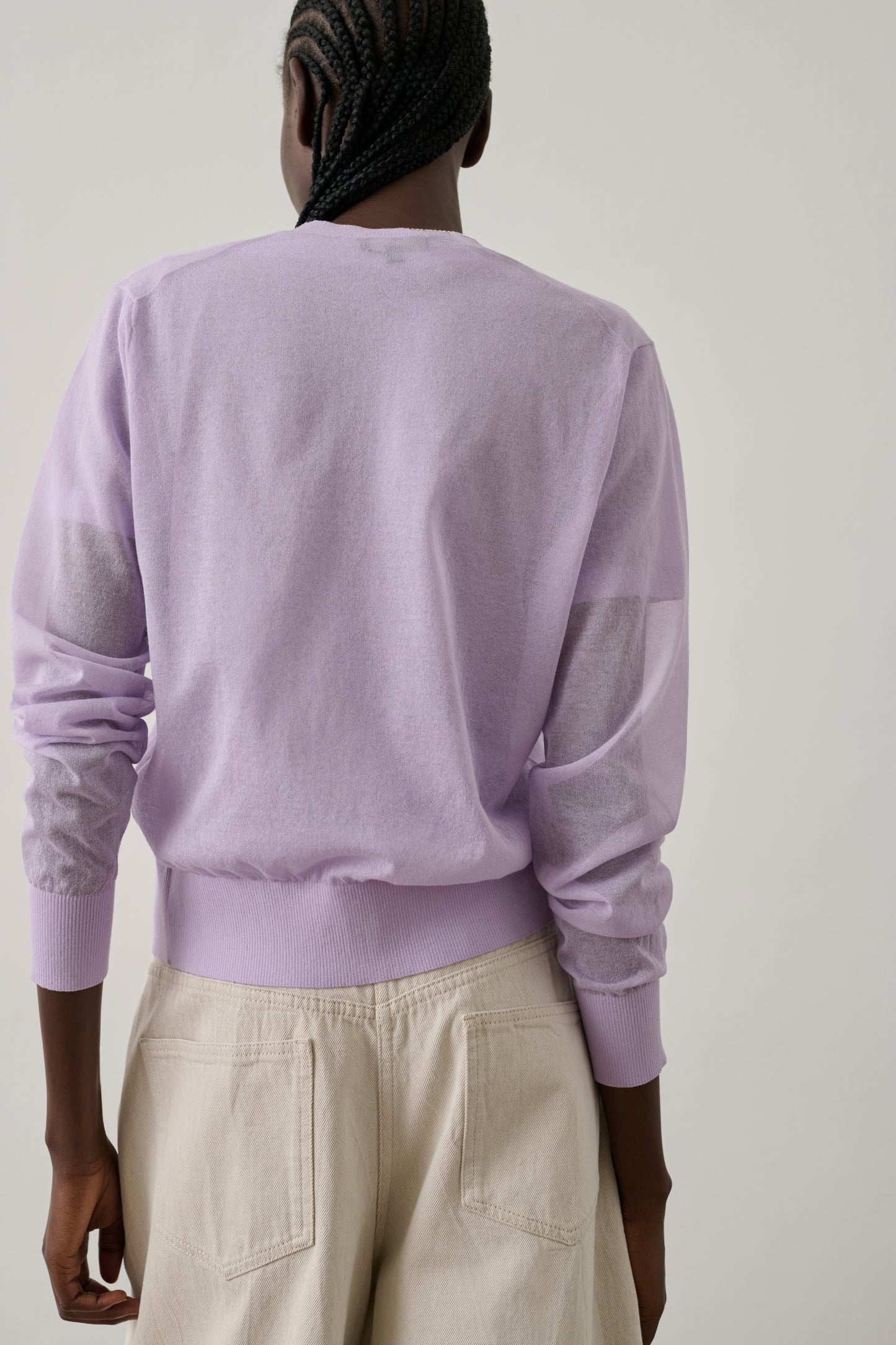 Cardigan Etretat - Parme - Coton - Femme