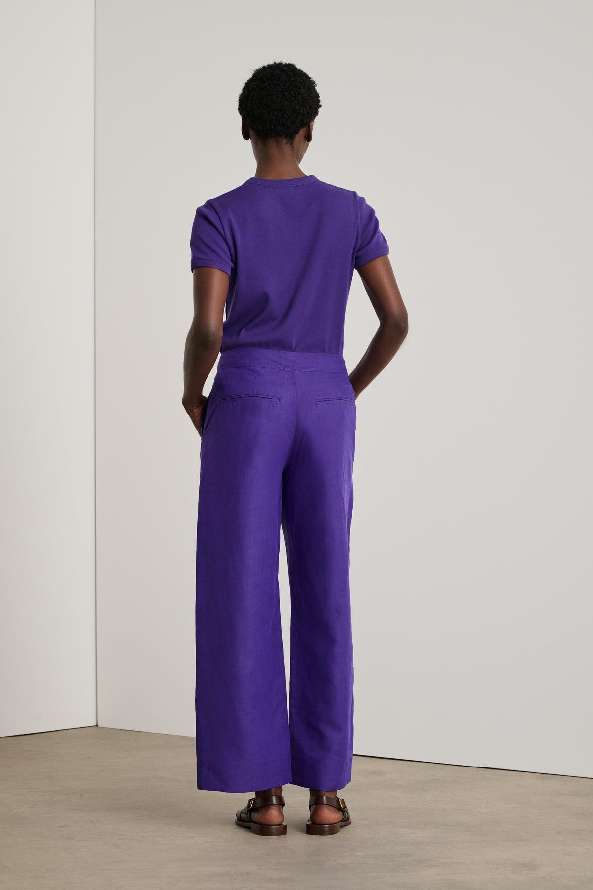 Pantalon Dario - Violet - Femme vue 2