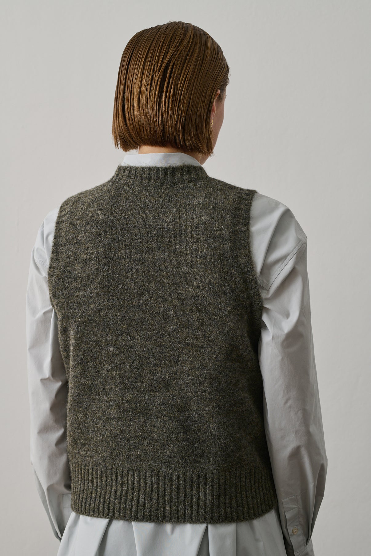 Pull Namaste - Gris Chiné - Femme vue 4